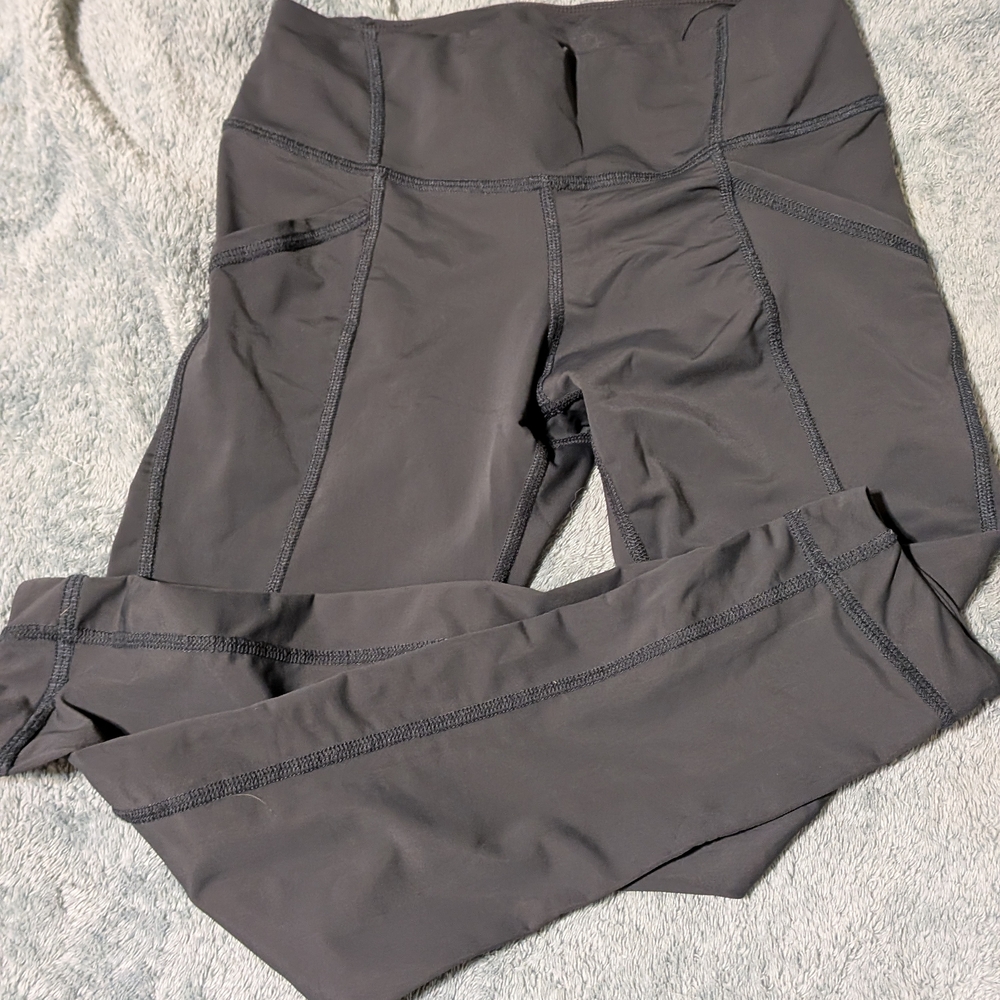 Tiger Friday Gray High-Waisted Leggings